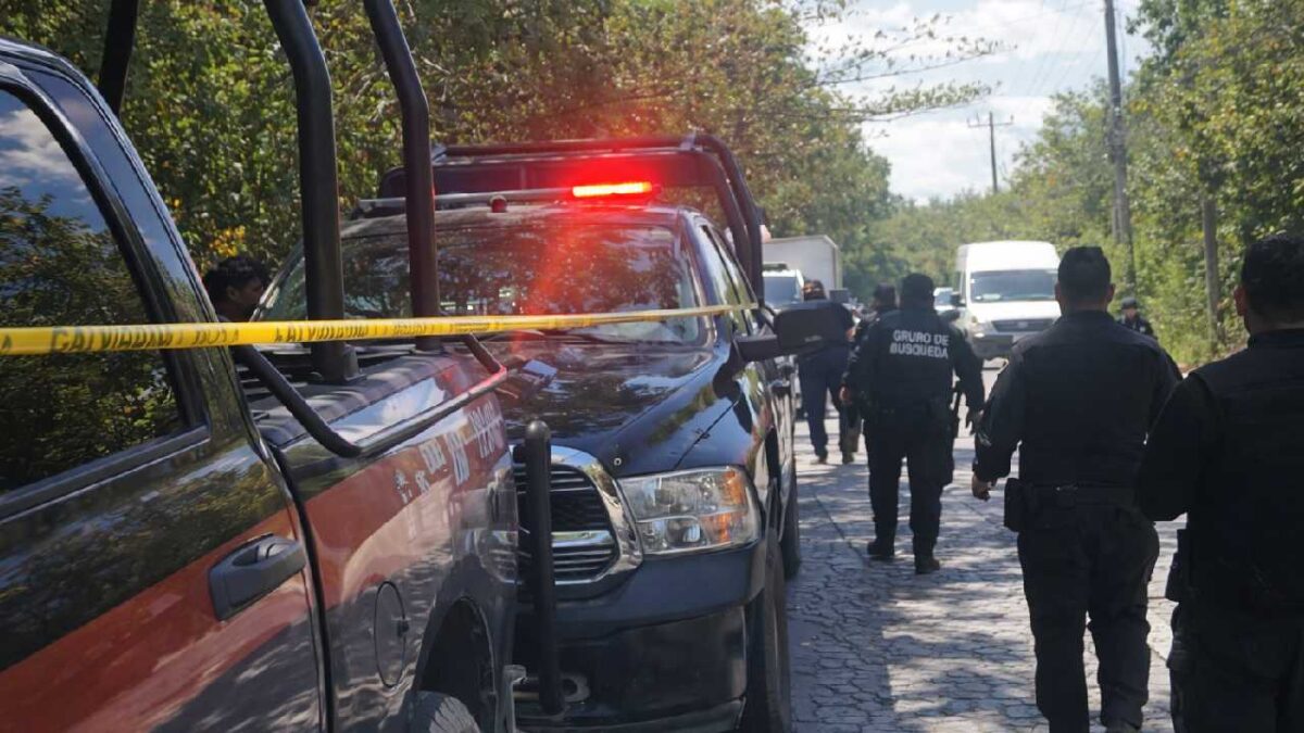 Localizan a una persona ejecutada en un área verde de la carretera a Punta Sam