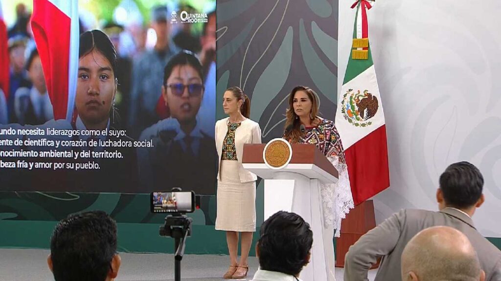 Mara Lezama destaca ante Sheinbaum huella histórica de la transformación en Quintana Roo