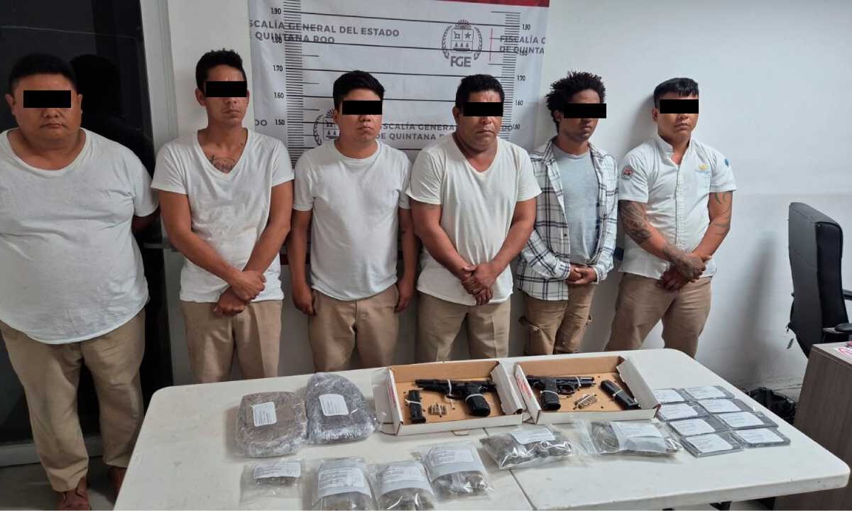 Fueron 6 los detenidos por narcomenudeo.