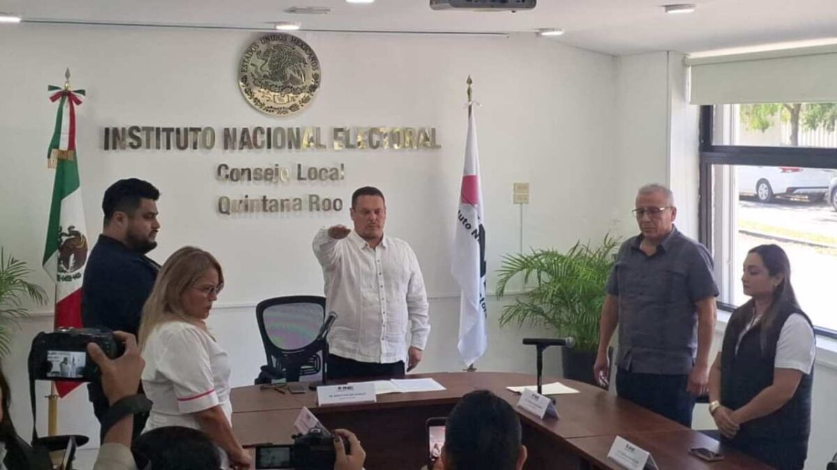 Sergio Iván Ruiz Castellot asume como nuevo vocal del INE en Quintana Roo.
