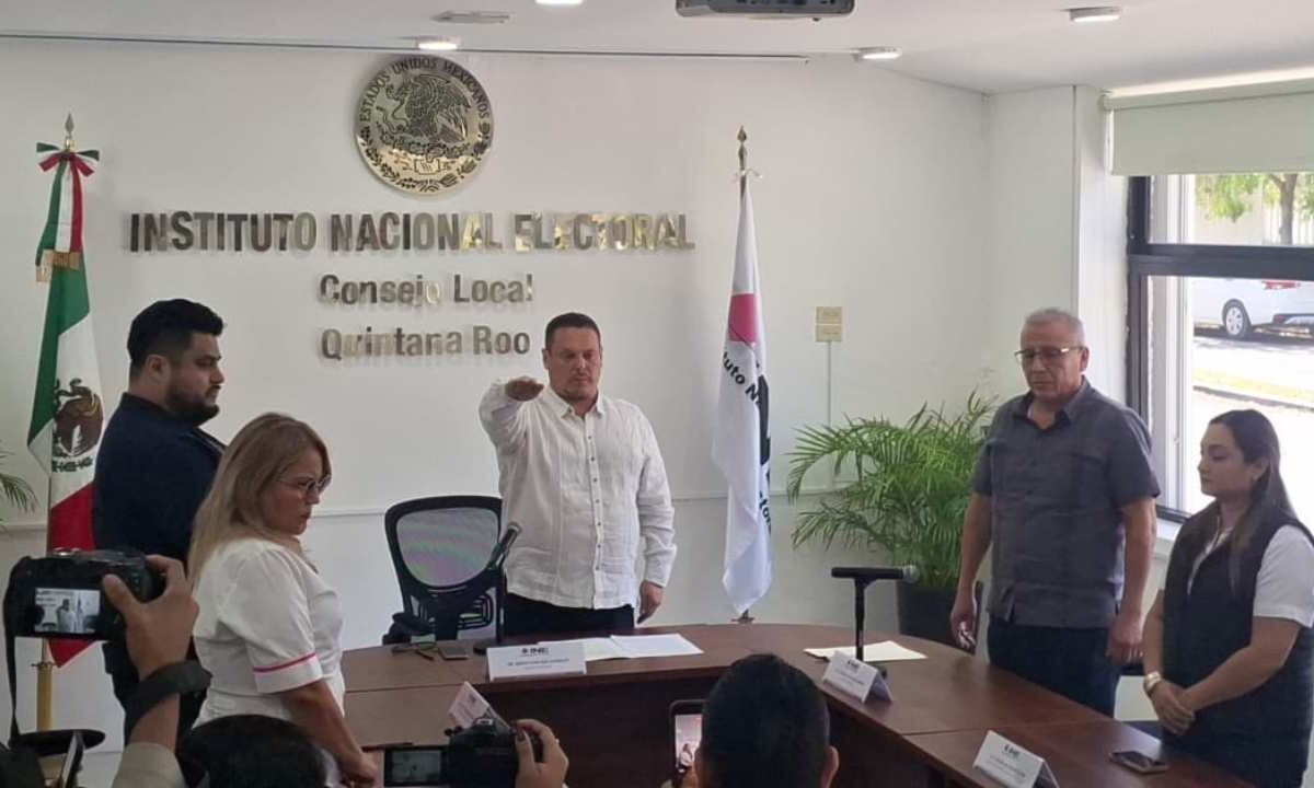 Sergio Iván Ruiz Castellot asume como nuevo vocal del INE en Quintana Roo.