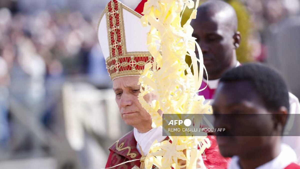 Papa encabeza el Domingo de Ramos.
