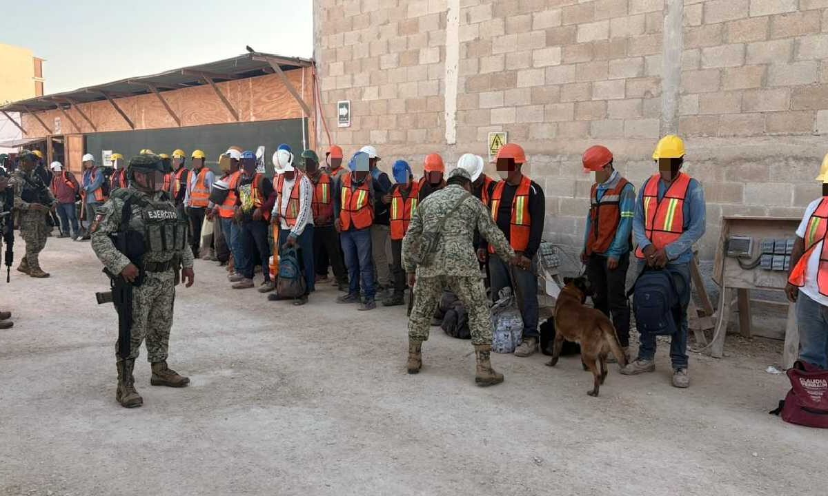 Intensifican operativos fuerzas federales en obras.