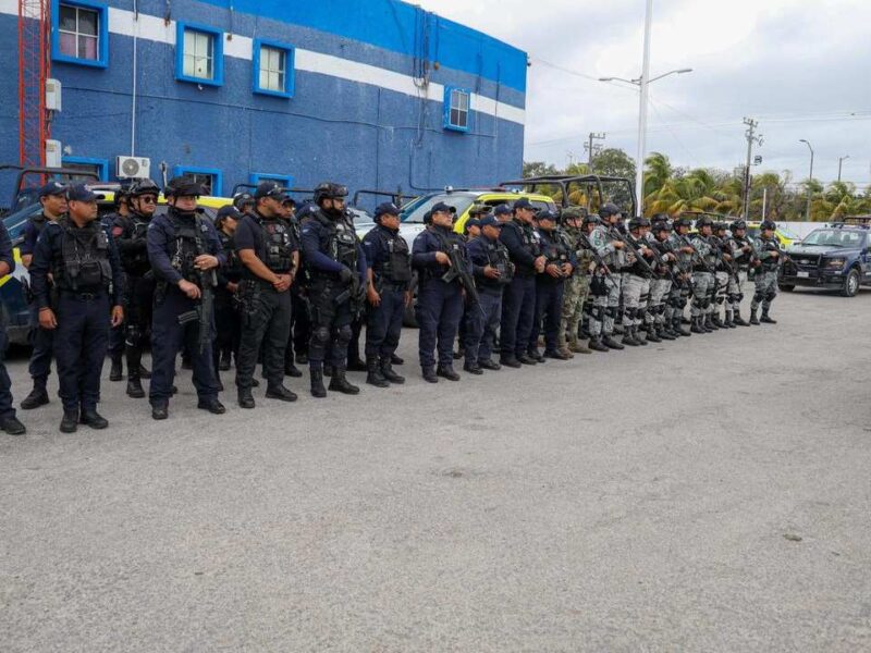 ¡Fuera de las calles! Caen 94 personas tras operativos de seguridad en Cancún