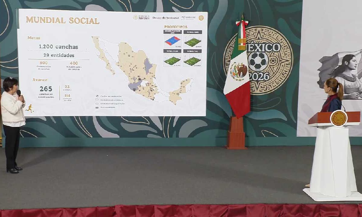 Quintana Roo aparece en blanco en el mapa del Mundial Social.