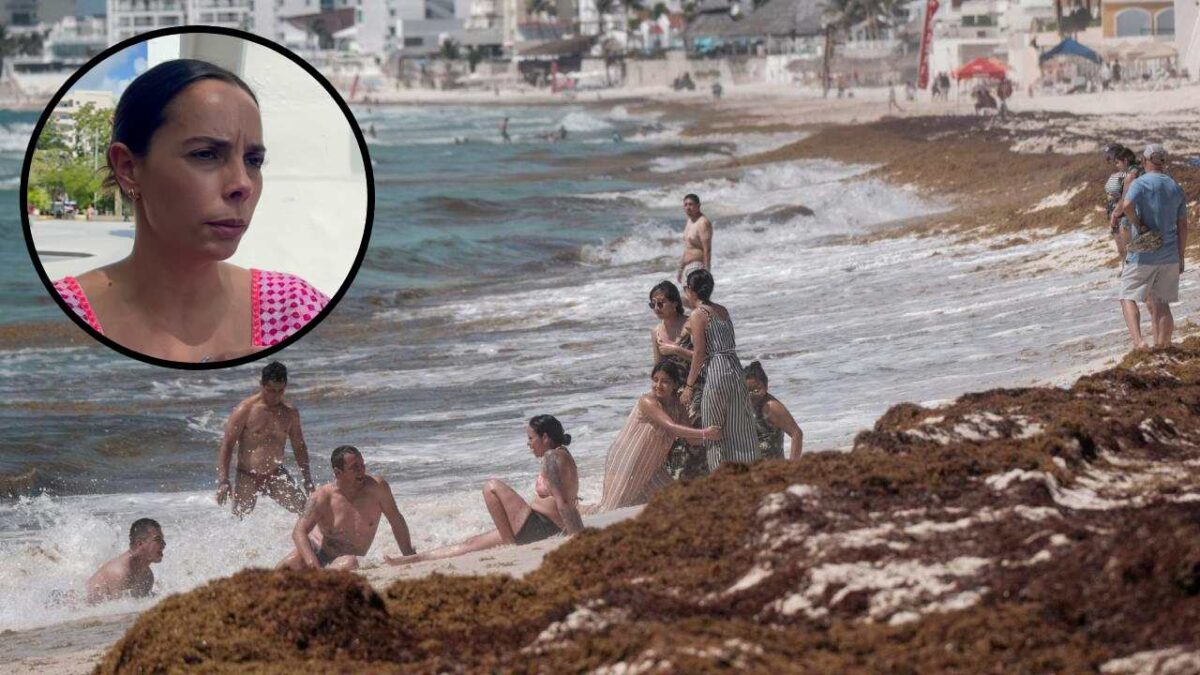 Cancún impulsa la recolección de sargazo en altamar como estrategia para reducir el recale en Playa Coral y otros arenales.
