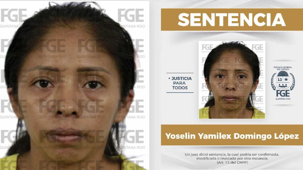 La mujer recibió una sentencia condenatoria.