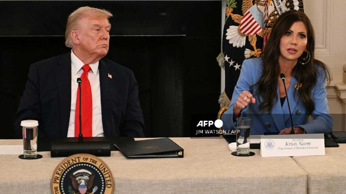 Kristi Noem, en medio de la polémica.