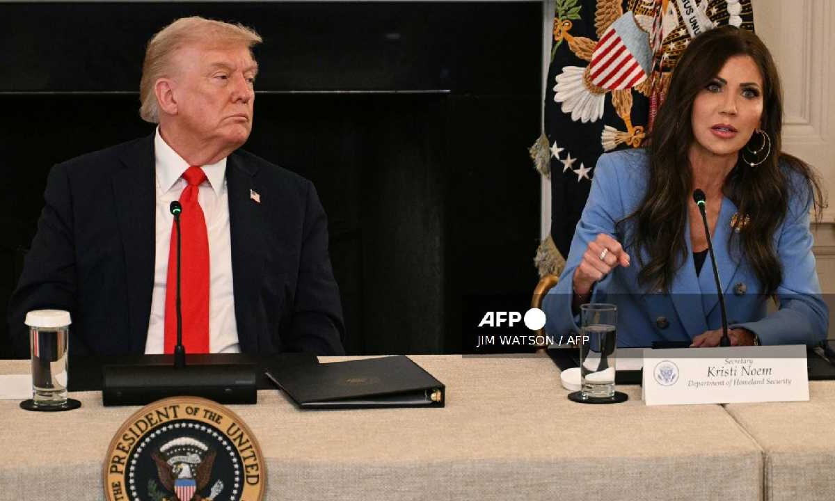 Kristi Noem, en medio de la polémica.