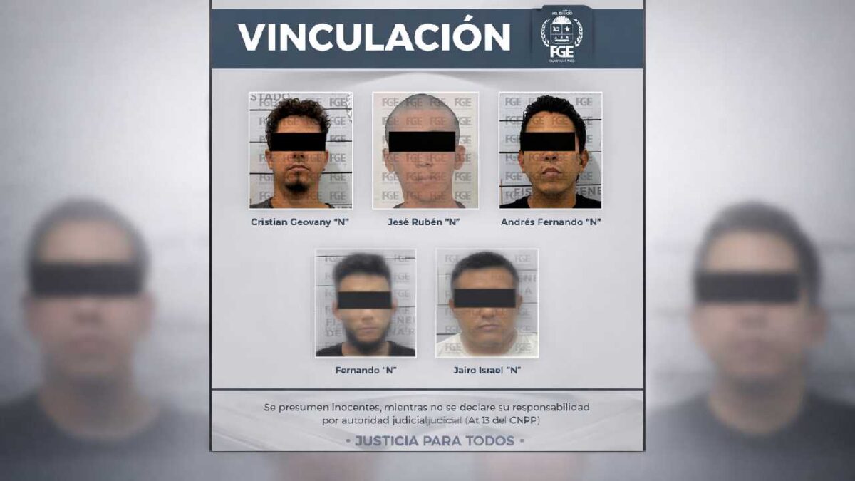 Los detenidos en Tulum formarían parte de un grupo delincuencial.