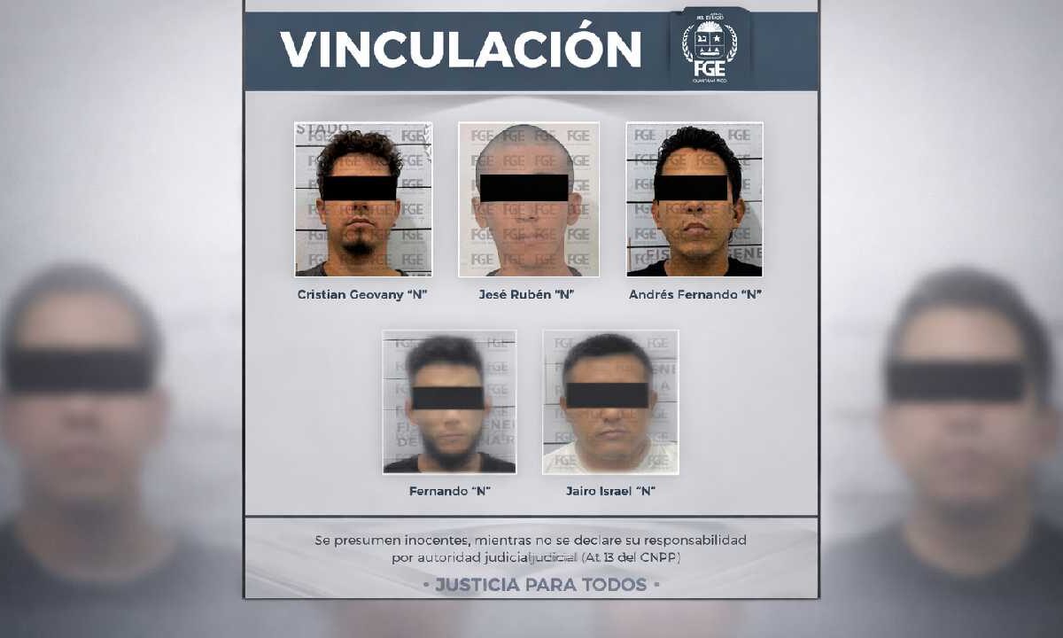 Los detenidos en Tulum formarían parte de un grupo delincuencial.