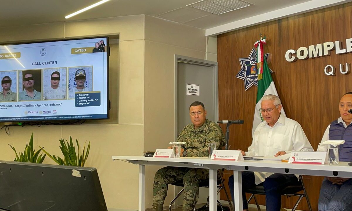 Desmantelan call center de fraude turístico en Cancún