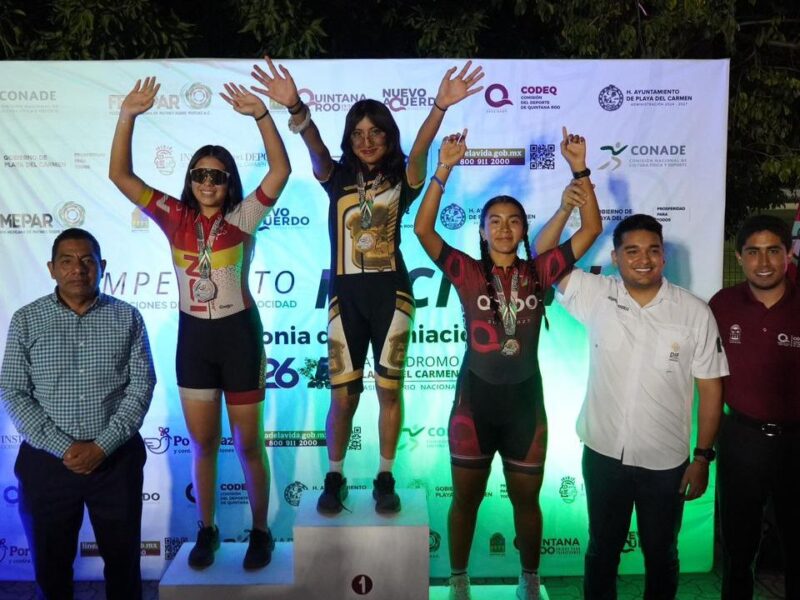 Quintana Roo, en la cima del patinaje con 57 medallas