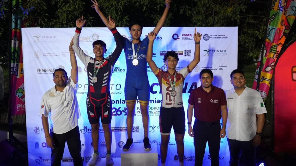 Quintana Roo lidera medallero en patinaje 2026