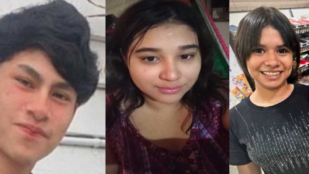 Desaparecen 3 menores de edad.