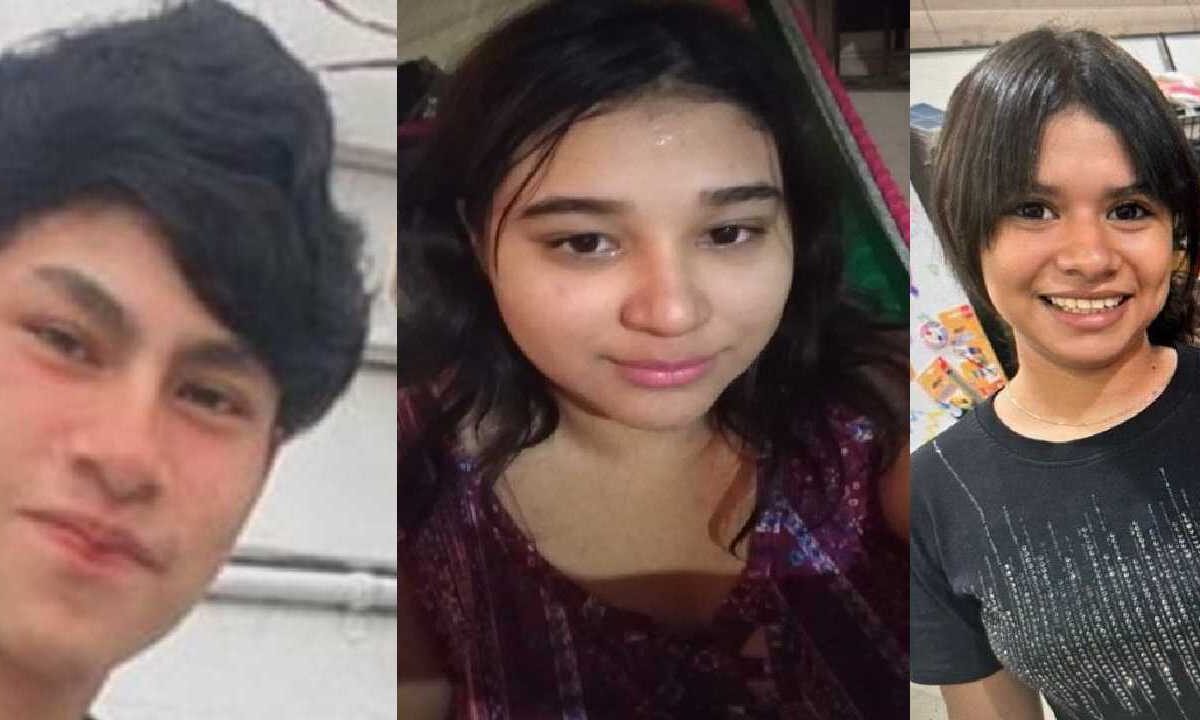 Desaparecen 3 menores de edad.