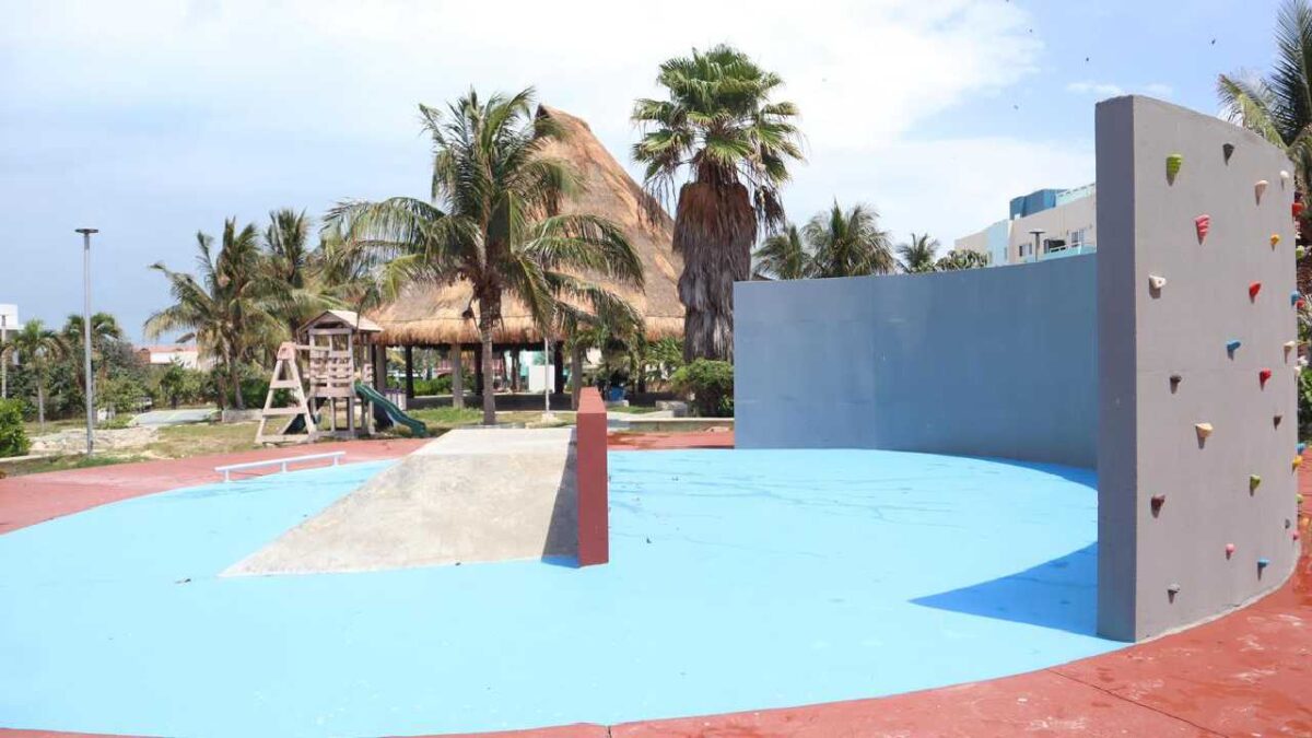 Así van las obras del Parque Las Iguanas.