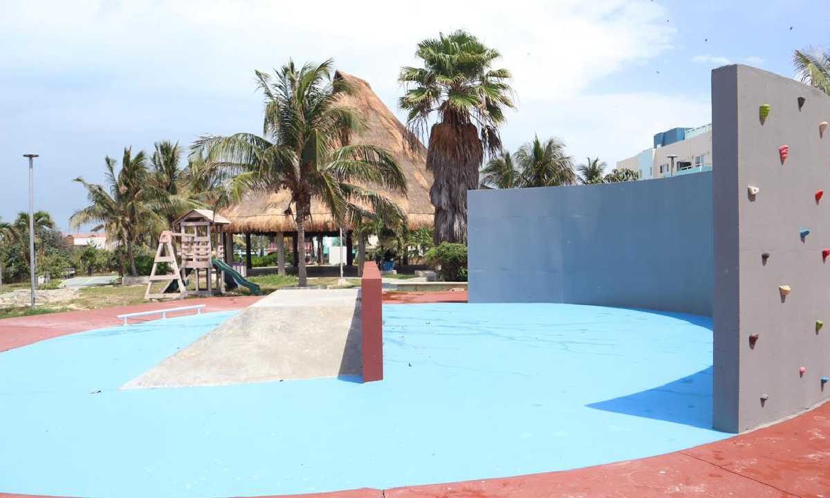 Así van las obras del Parque Las Iguanas.