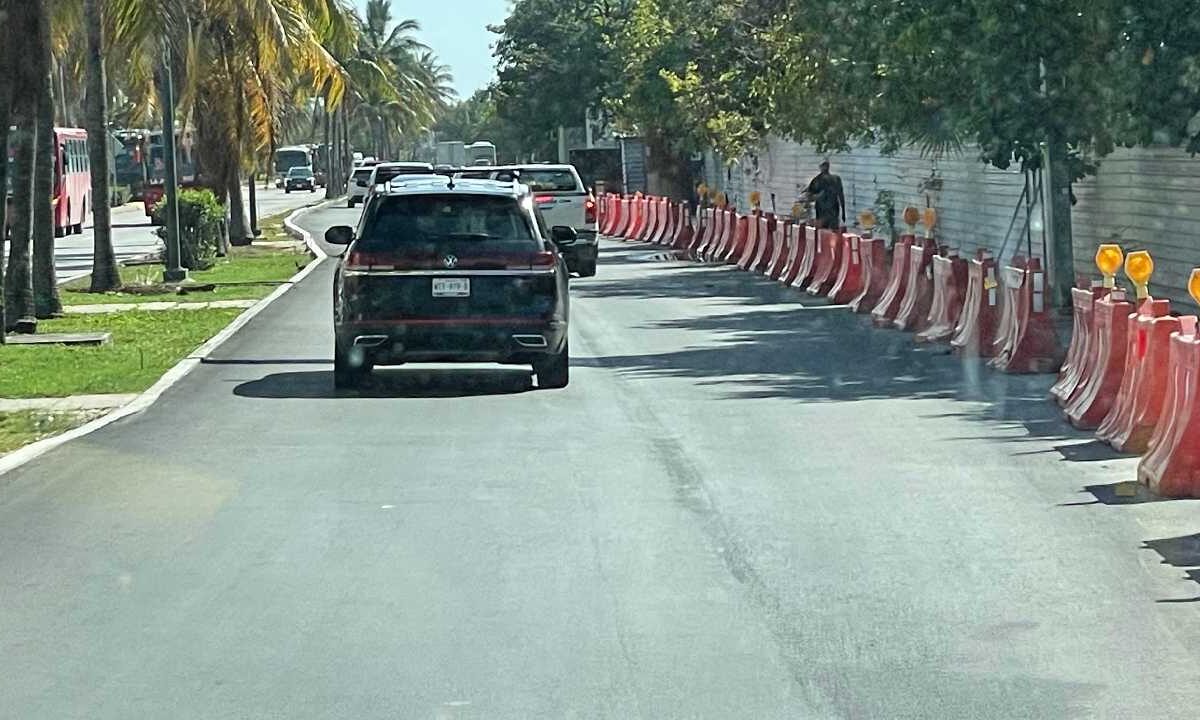 La SICT trabaja en la zona hotelera.