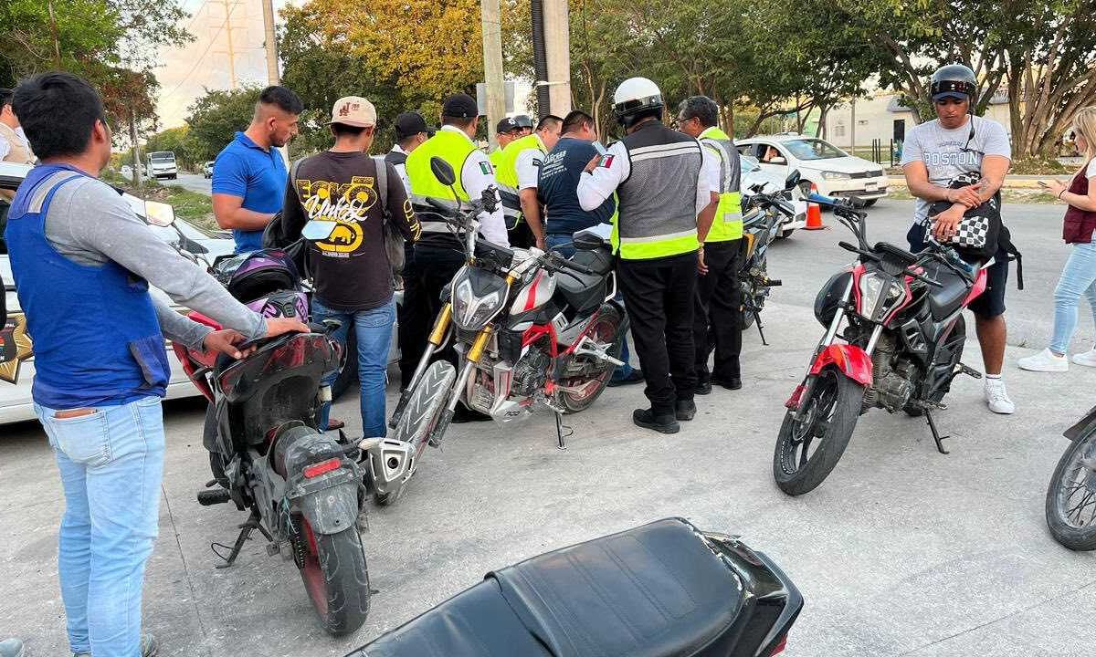 Mantienen operativos de vigilancia a motociclitas.