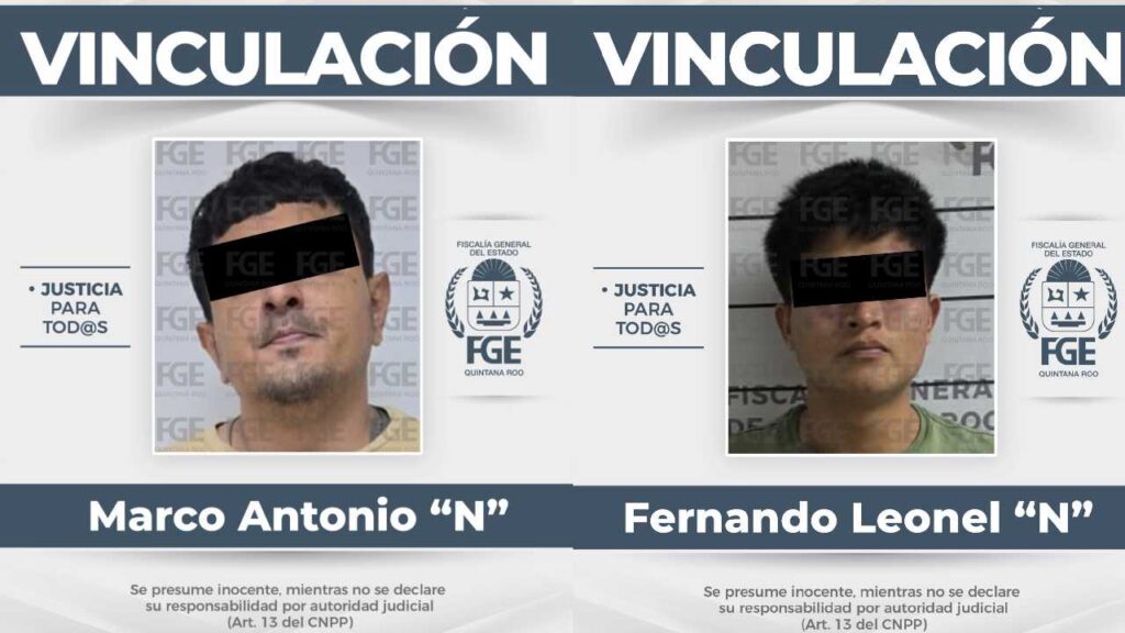 Vinculan a proceso a dos personas en Cancún.