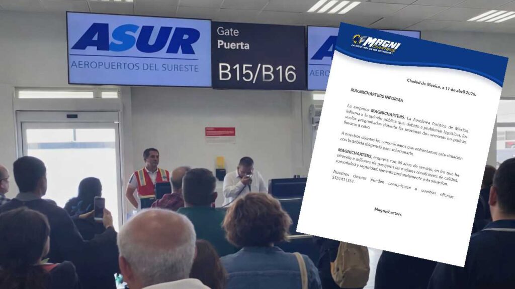 Caos por cancelación de vuelos de Magnicharters.