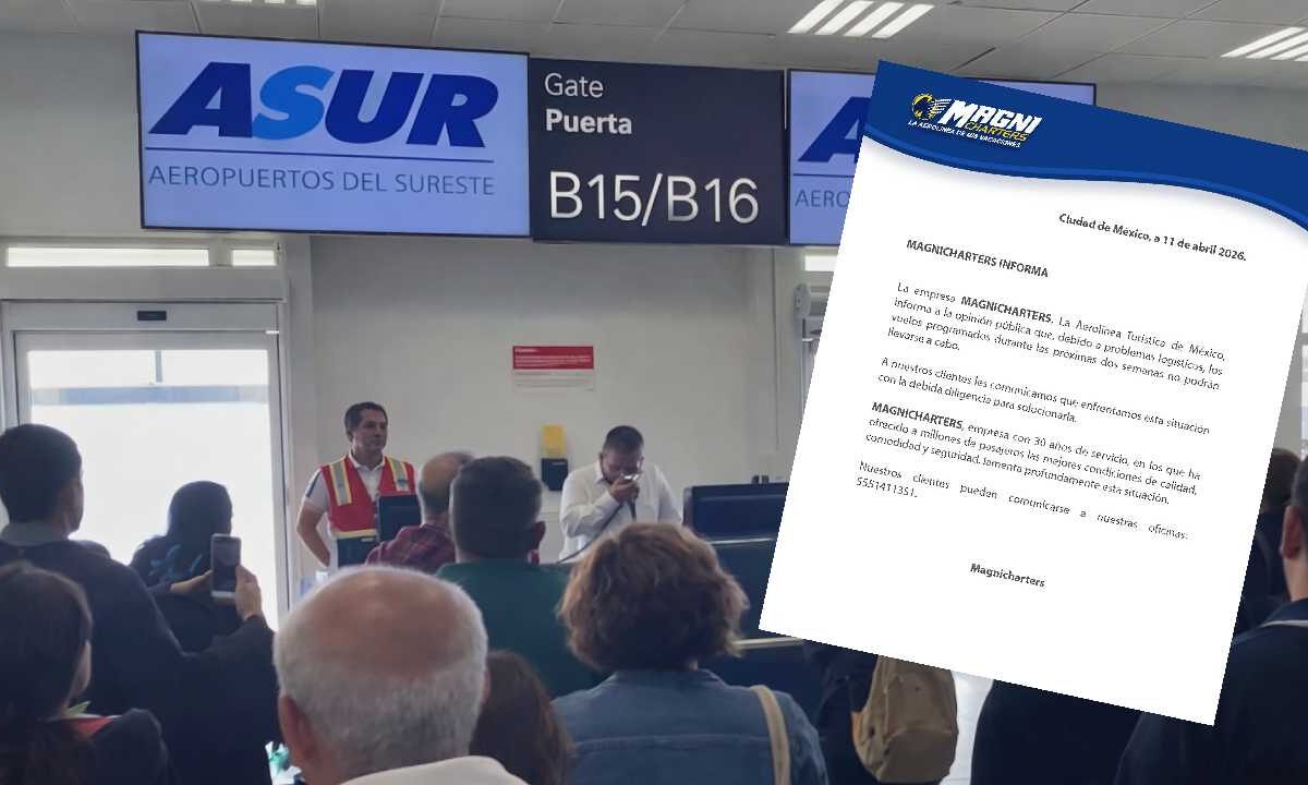 Caos por cancelación de vuelos de Magnicharters.