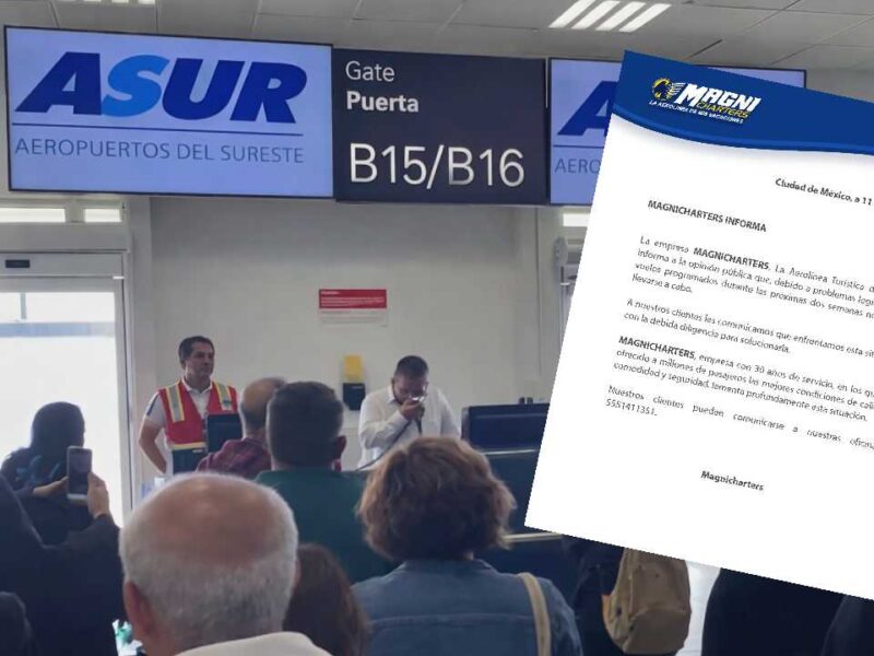 Caos y molestias provoca la cancelación de vuelos de Magnicharters por 2 semanas