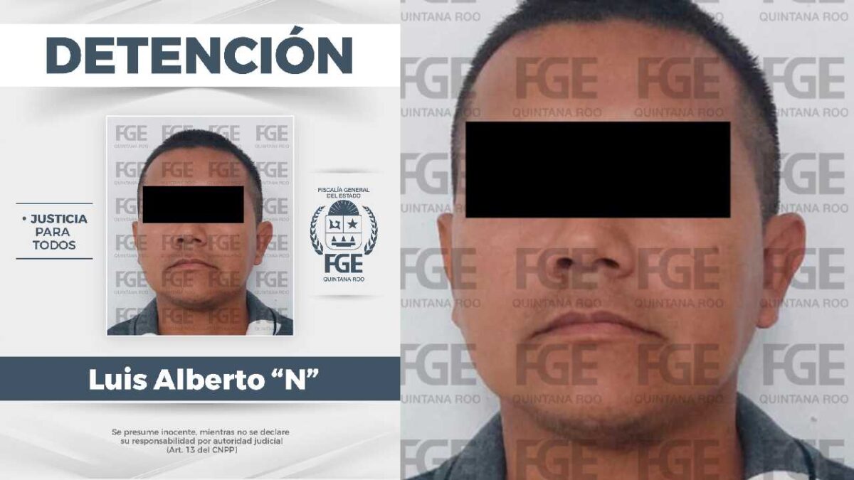 El sujeto ya está detenido.