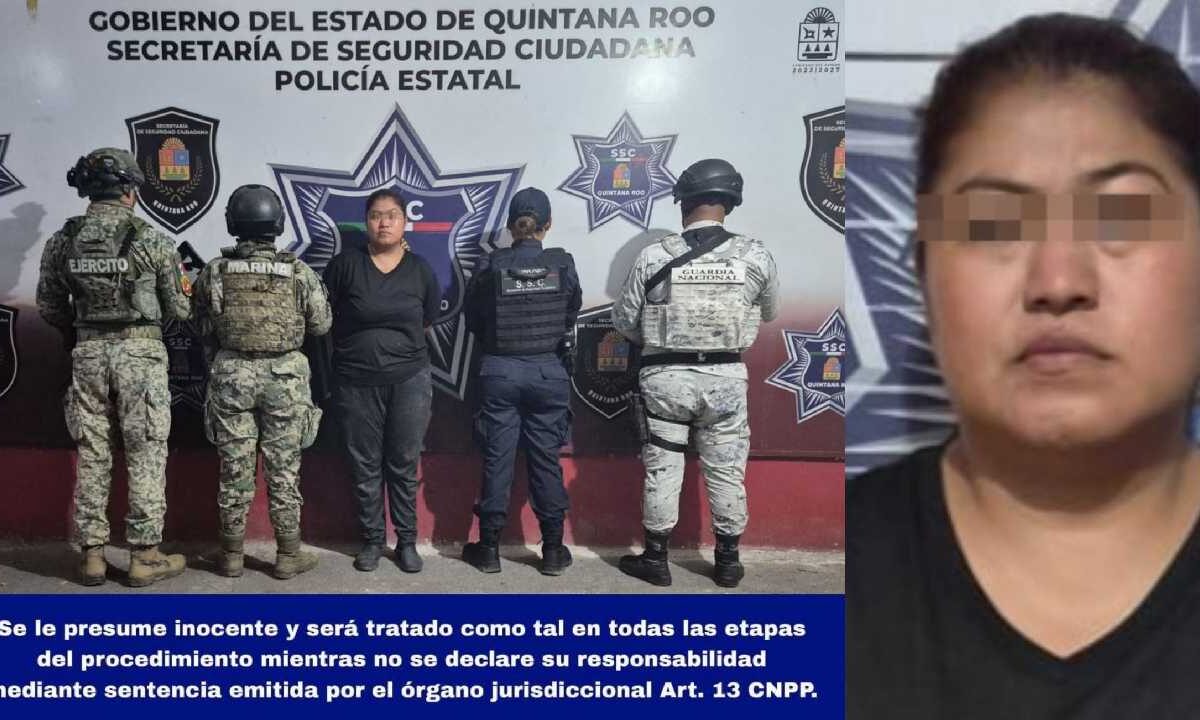 La mujer está a disposición de las autoridades.