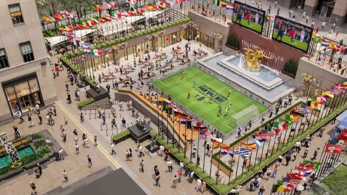 El Caribe Mexicano se alista para la fiesta futbolera.