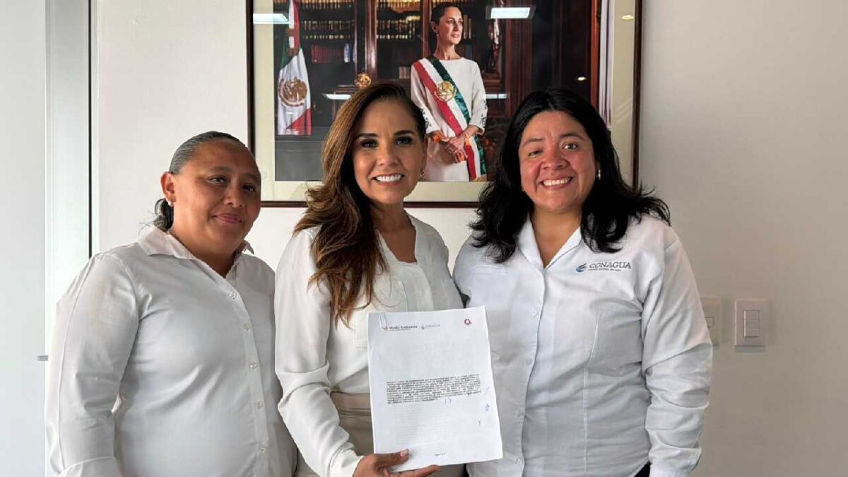 Quintana Roo sella convenio con Conagua.