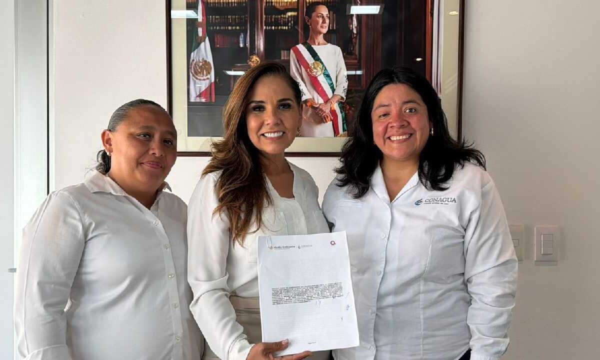 Quintana Roo sella convenio con Conagua.