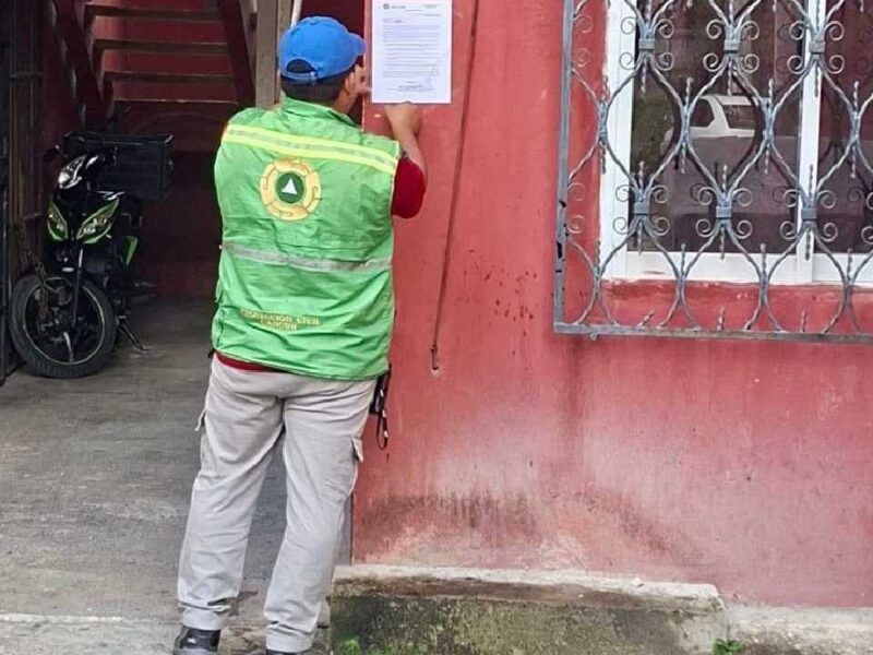 Corales, bajo riesgo estructural: emite Protección Civil 118 exhortos por riesgos en edificios