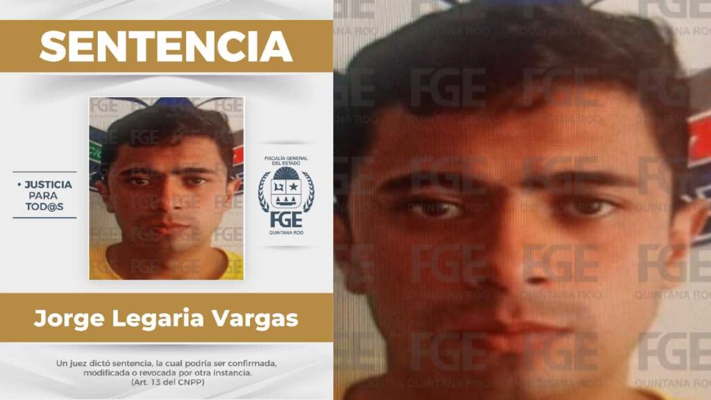 100 años de cárcel para un sujeto en Cozumel.
