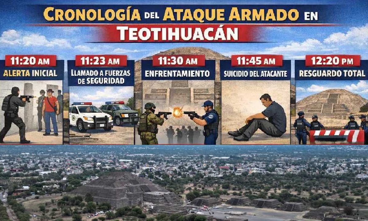 Cronología de un ataque.