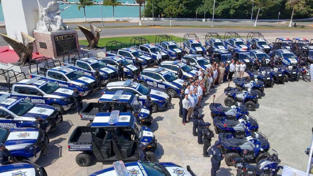 Dale un vistazo al nuevo equipo para las corporaciones policiacas en Q. Roo con inversión de más de $100 millones