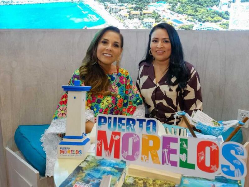 Dale un vistazo al pabellón del Caribe Mexicano en el Tianguis Turístico de Acapulco