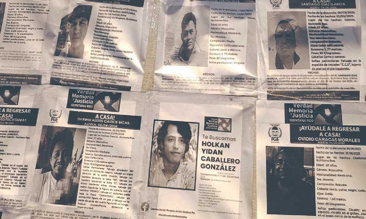 Las cifras sobre personas desaparecidas en Quintana Roo presentan inconsistencias entre autoridades estatales y registros nacionales.