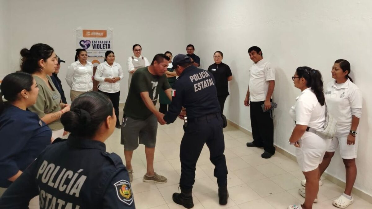 Puerto Morelos imparte talleres de defensa personal