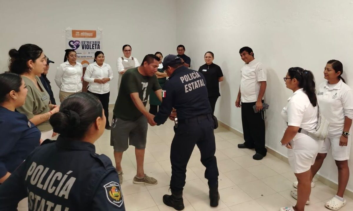Puerto Morelos imparte talleres de defensa personal