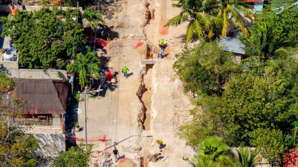 Drenaje sanitario en Yaax Tulum avanza con inversión de 9.4 mdp