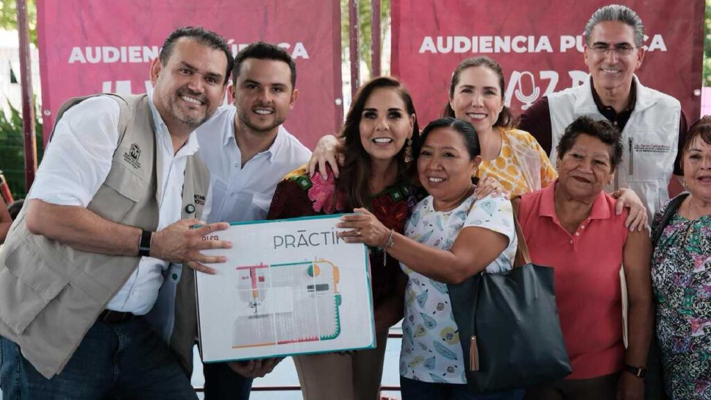 Mara Lezama estuvo en Isla Mujeres.