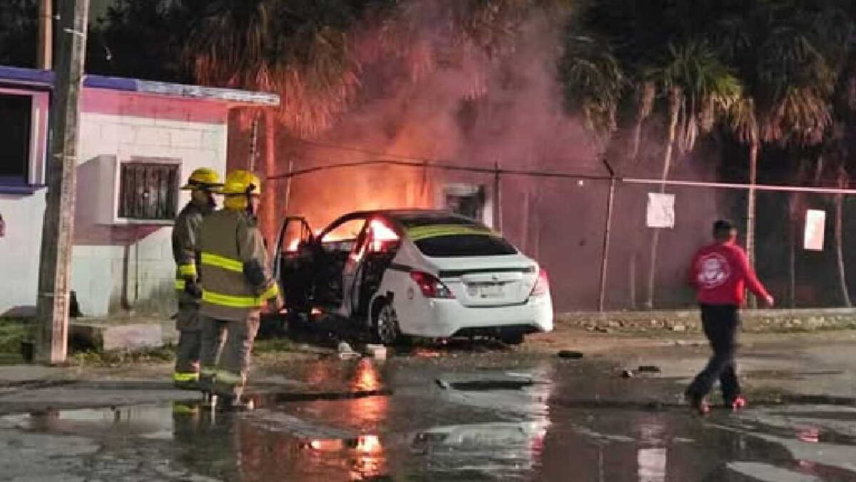 Ataque armado contra taxistsa.
