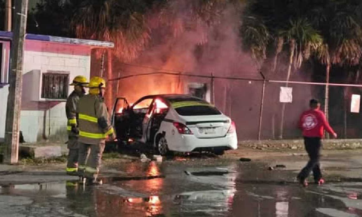 Ataque armado contra taxistsa.