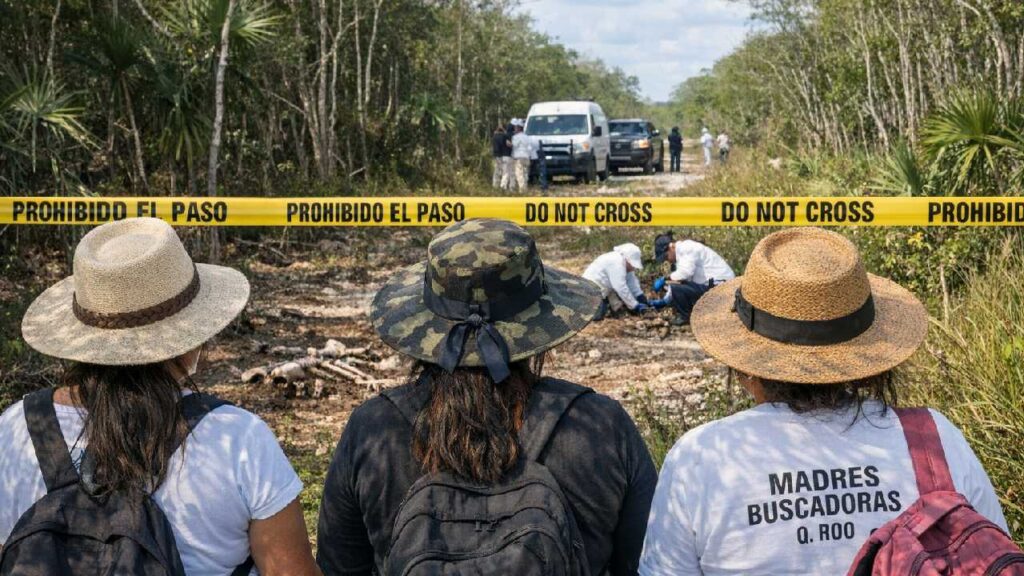 FGE de Quintana Roo confirma hallazgo de los restos de 5 personas en una fosa clandestina en OPB
