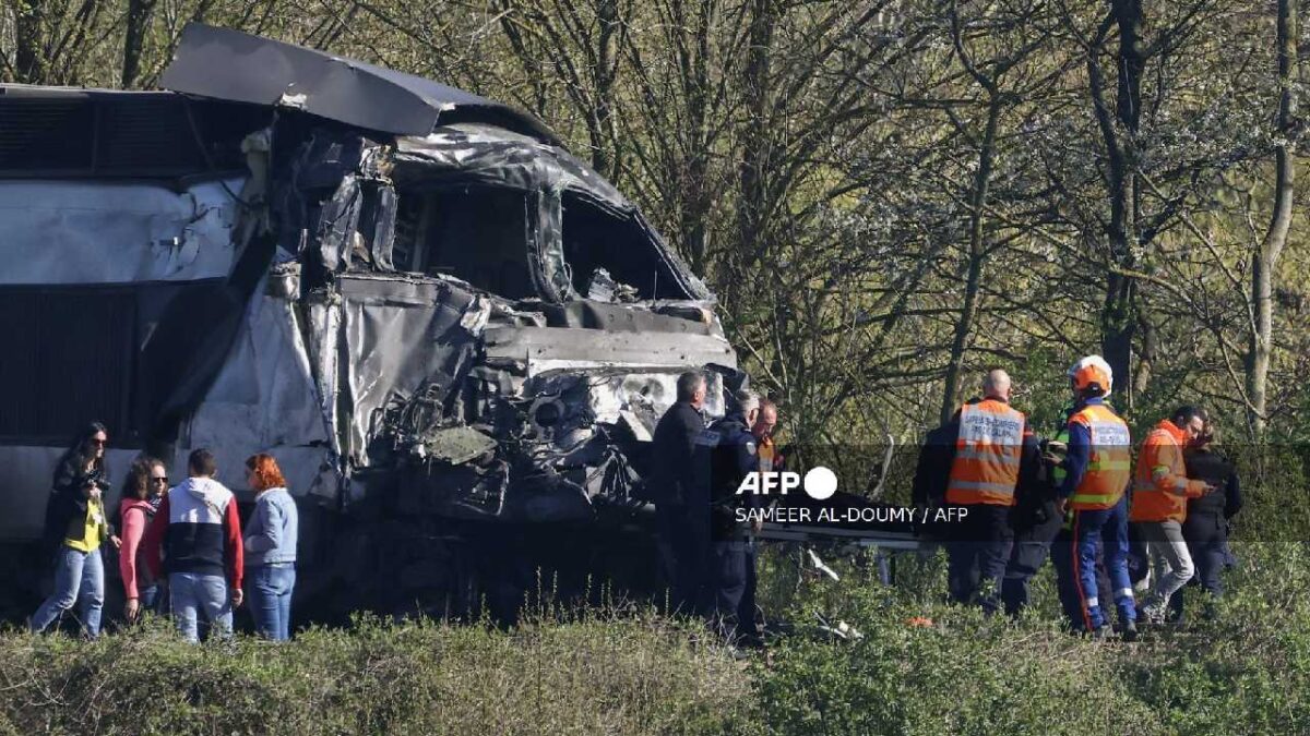 Indagan accidente de tren en Francia.