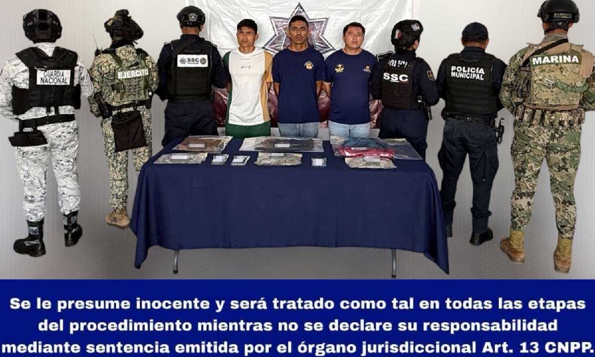 Detenidos con droga.
