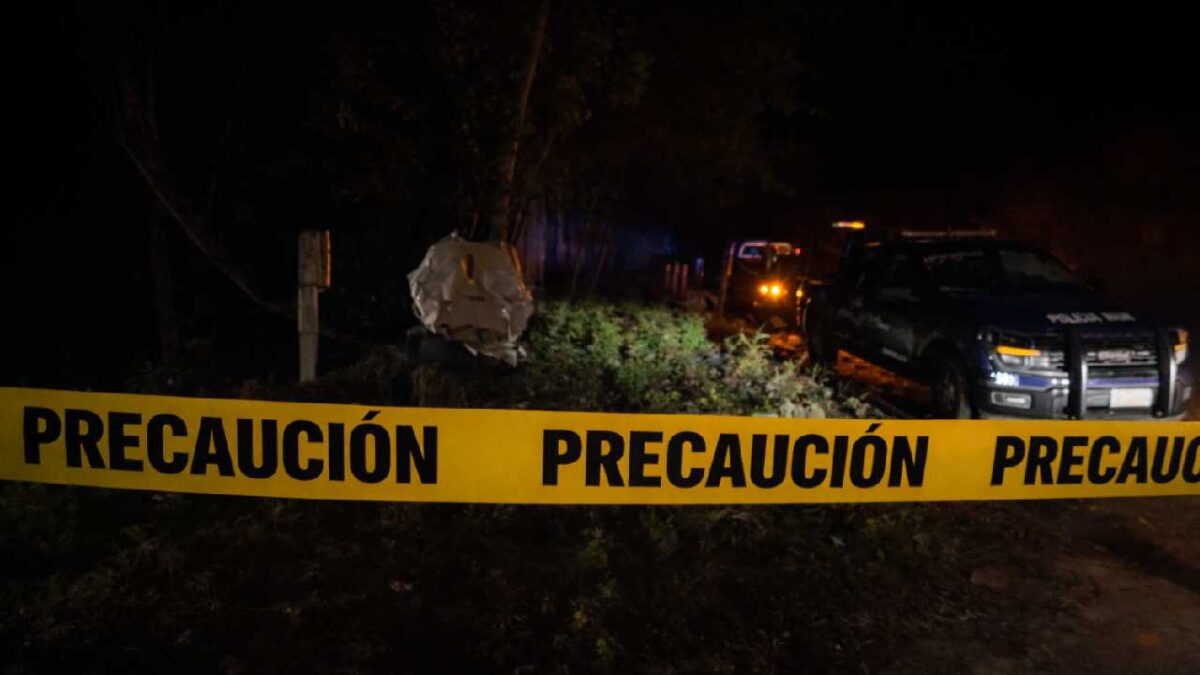 Hallan un descuartizado en Cancún.