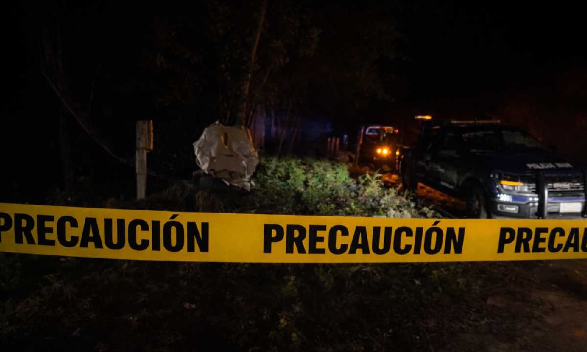 Hallan un descuartizado en Cancún.
